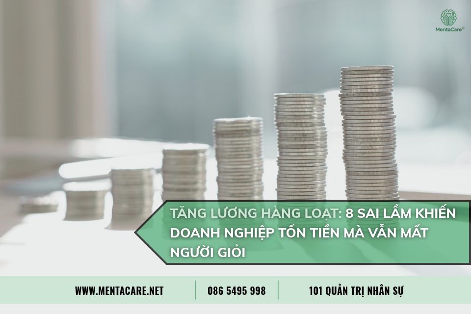 Tăng Lương Hàng Loạt: 8 Sai Lầm Khiến Doanh Nghiệp Tốn Tiền Mà Vẫn Mất Người Giỏi